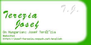 terezia josef business card